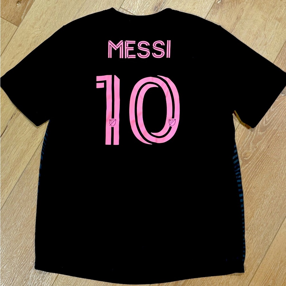 Adidas Adult Inter Miami CF Lionel Messi #10 Jersey Black